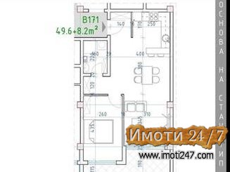 Се продава невселен нов стан од 58м2 во нова зграда во Топанско Поле