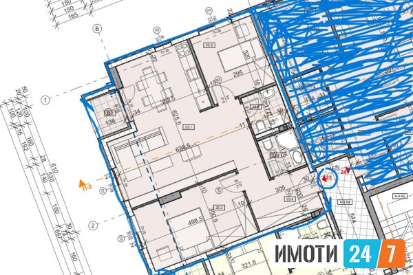 agencii za nedviznosti Stan trosoben vo gradba od 70m2 Gorce Petrov 2