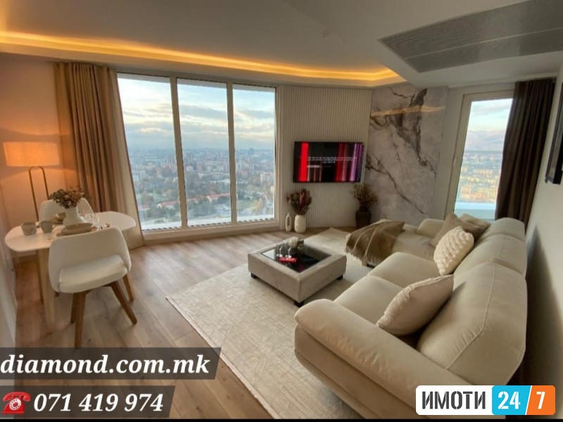 PANORAMSKI POGLED OD 31 KAT VO DZEVAHIR SKY CITY