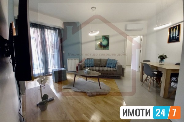 MODEREN TROSOBEN STAN NA ATRAKTIVNA LOKACIJA NA VODNO