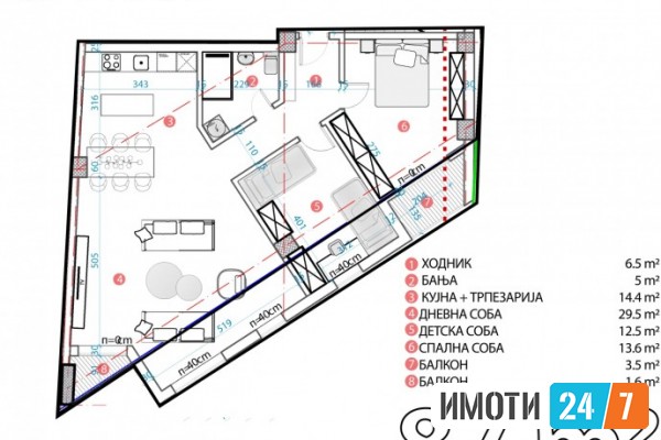 Се продава Станови во  нас Центар