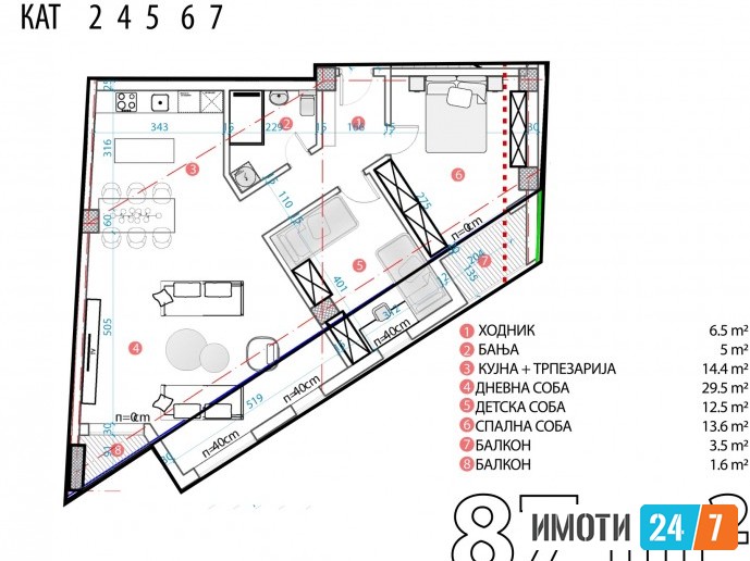 Sell Apartment in   Centar