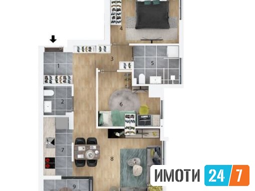 Rent Apartment in   Aerodrom